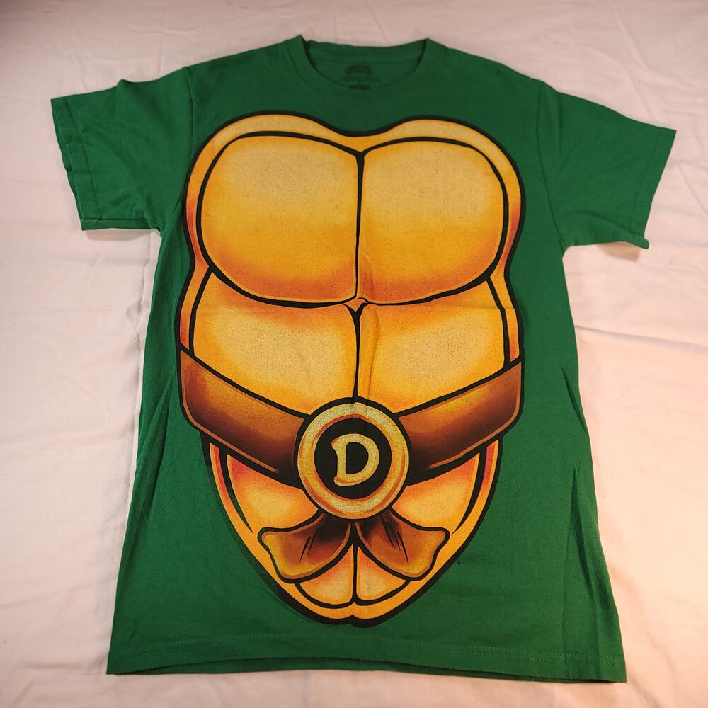 Teenage Mutant Ninja Turtles Short Sleeve Graphic Shirt Mens Size Small S Green - Picture 2 of 9